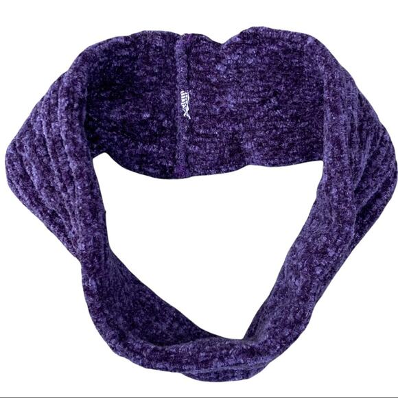 Soft Knit Purple Ear Warmer Headband Head Wrap One Size - Picture 2 of 2
